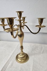 Cathedral & Chapel Vintage Style Candelabras - Tall Brass Taper <b>Candle</b> Stand <b>Bulk</b> Sourcing Exporter India - Product Image 6