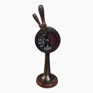 Antique Finish Vintage Art <b>Decor</b> & Collectable <b>Nautical</b> Telegraph Marine Supplies Tabletop Display Ancient Ship Engine Telegraph - Product Image 3