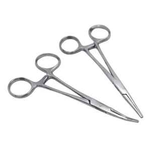 Pinzas Kocher de Acero Inoxidable de Calidad Garantizada, 1-2 Dientes, Precio Superior, Instrumentos de Cirugía General, Juego de Instrumentos, CE - Product Image 1