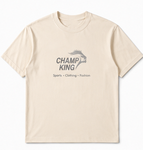 Champ King T-shirt à manches courtes pour homme, coupe régulière, décontracté - Product Image 1