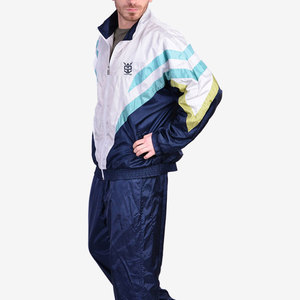 Trajes cortavientos de diseño personalizado, color sólido, último diseño, ropa de calle, transpirables, para hombre - Product Image 3