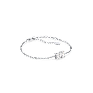 Pulseras de cadena con diamantes cultivados en laboratorio certificados REYES IGI en oro macizo de 14K y 18K, regalo de aniversario, joyería fina para mujer - Product Image 2