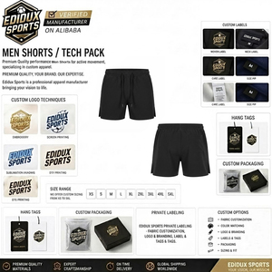 Shorts pour hommes 100% coton, vente en gros, décontractés et élégants, best-sellers de l'été, séchage rapide. - Product Image 4