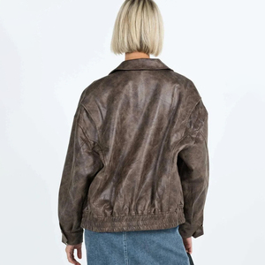 Nouvelle arrivée, veste en cuir pour femmes, hiver, imperméable, respirante, coupe-vent, best-seller, confortable, prix abordable - Product Image 2