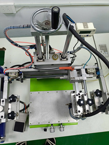 HH-300 imprimante d'écran pneumatique manuelle 28x50cm surface plane pour papier plastique métal-divers matériaux état semi-automatique nouveau - Product Image 4