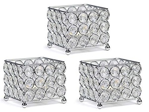 Crystal Drop Candle Holder Elegant Hanging Tealight Stand for Wedding <b>Table</b> Centerpiece Home Party Decor Bulk - Product Image 4