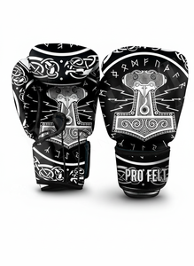 Guantes de Boxeo Negros Premium, Nuevos, Ajuste Relajado, Diseño de Logotipo Personalizado para Muay Thai, MMA, Kickboxing, Entrenamiento y Sparring - Product Image 3