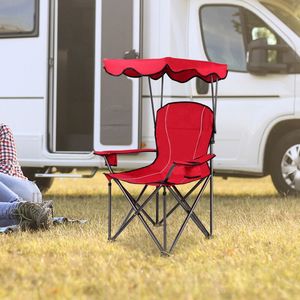 Chaise de plage pliable portable avec porte-gobelets pour une utilisation en bord de mer - Product Image 5