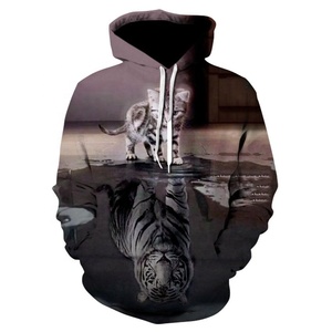 Men's Hoodie <b>Aesthetic</b> Cat 3d Sublimated Outdoor Sweatshirt <b>Top</b> Coat Quality Latest designs 2026 - Product Image 1