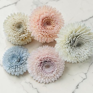 VADEE Premium White Snow Chrysanthemum 003 <b>Diffuser</b> Flower Sola Wood Handmade Sustainable Craft Sesbania <b>Reed</b> - Product Image 5