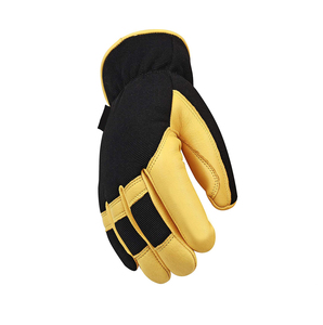 Custom Logo Printed Leather Welding Work <b>Gloves</b> Industrial Construction Heat Protection Safety Welder Working <b>Gloves</b> - Product Image 4