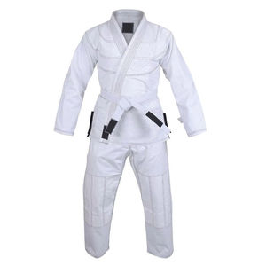 Kimono de Jiu-Jitsu Brésilien Personnalisable Noir avec Broderie, Équipement de BJJ Haute Résistance avec Fil et Tissu Intérieur Renforcés - Product Image 1