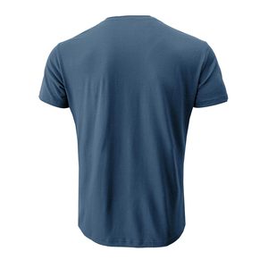 เสื้อยืดผู้ชายลำลอง น้ำหนัก 180 กรัม ขายส่ง ผ้าฝ้าย 100% ไซส์ใหญ่/สูง/สั่งตัดได้ คุณภาพสูง รับสกรีนโลโก้ เสื้อยืดเจอร์ซีย์สีพื้นสำหรับผู้ชาย - Product Image 4