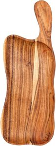 High Quality Acacia Wood Wooden Cheese Board <b>Tray</b> Serving <b>Tray</b> for Food Steak Pasta <b>Snacks</b> Rustic Serving <b>Tray</b> Wholesale Kitchen - Product Image 5