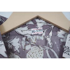 Magnifique kimono long en coton tissé à la main, luxueux, avec ceinture à nouer, robe de nuit pour femmes, imprimé floral - Product Image 5