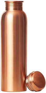 Bouteille d'eau en cuivre minimaliste, portable, pour les voyages - Product Image 2