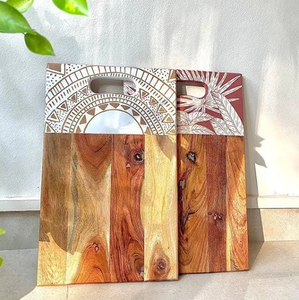 Tabla de cortar de madera esmaltada con diseño impreso para la encimera de la cocina a un precio aceptable - Product Image 5