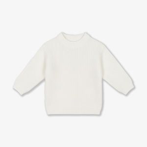 เสื้อสเวตเตอร์เด็กเล็กแบบคอวี ผลิตจากผ้าฝ้าย 100% รับผลิตแบบ ODM & OEM  ถักด้วยเครื่องจักร เป็นมิตรต่อสิ่งแวดล้อม ส่งออกจากเวียดนาม ขายส่ง - Product Image 1