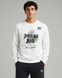 Sudadera de cuello redondo de forro polar transpirable de secado rápido, lisa y teñida, personalizada para invierno, con estampado de moda para hombre - Precio de ropa de invierno - Product Image 1