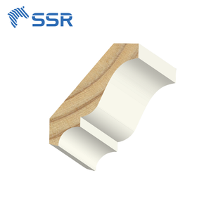 SSR Factory Direct Pine Wood Primed Board Crown Moulding for Interior <b>Ceiling</b> Decoration and Wall Finishing - Product Image 2