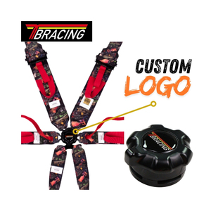 Harnais de course professionnel avec boucle rotative, ajusteur en acier forgé, sangle de ceinture de sécurité, OEM ODM, logo personnalisé, couleur, marque - Product Image 3