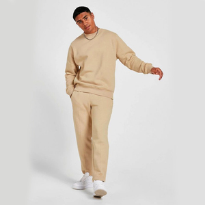 Conjunto Deportivo de 2 Piezas para Hombre, Sudadera con Capucha y Pantalones de Chándal de Algodón y Poliéster, Fabricante de Ropa Deportiva con Logotipo Personalizado - Product Image 1