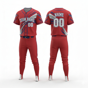 Uniforme de Béisbol Unisex de Tela Transpirable, Ligero y Cómodo, Ideal para Ropa Deportiva - Product Image 3