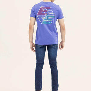 Nouveau T-shirt de fitness décontracté pour homme en coton épais 100 %, coupe classique, séchage rapide, respirant, haute qualité - Product Image 4