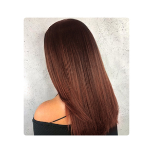 สีผมกึ่งถาวรสีน้ำตาลเกาลัดในรูปแบบผงจำนวนมาก