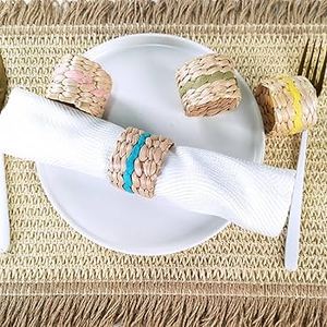 Artisan Crafted Eco-Friendly Rattan <b>Napkin</b> <b>Rings</b> for Stylish Table Settings and Gatherings - Product Image 3