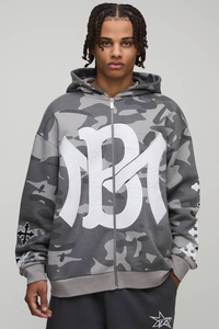 Sudaderas con Capucha Personalizadas para Hombre, con Estampado de Logotipo, Invierno, Lisas, Teñidas, con Cierre, de Alta Calidad, Gruesas, Estilo Urbano, 100% Algodón - Product Image 4