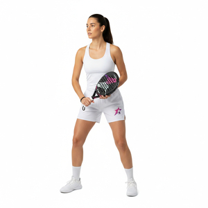 Shorts de sport pour femmes, tendance, haute qualité, été, taille haute, élastiques, respirants, séchage rapide, en polyester tricoté, pour la course, la gym, le Pilates et le yoga - Product Image 2