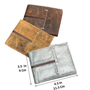 กระเป๋าสตางค์แบบสองพับหนังแท้แบบเต็มใบสำหรับผู้ชาย, สินค้ามาใหม่ป้องกันสัญญาณ RFID เป็นของขวัญที่ยอดเยี่ยมสำหรับผู้ชาย - Product Image 2