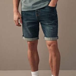 High Quality Men's Casual Denim <b>Jeans</b> Shorts Breathable <b>Embroidered</b> Customizable Streetwear Outdoor Use Boys' Fashion OEM - Product Image 3
