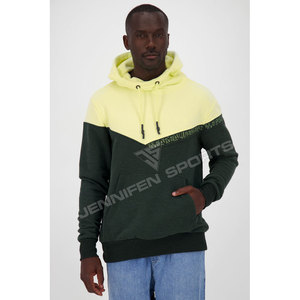 Sweat à capuche pour homme 100% Coton Hiver Personnalisé Coupe Boxy Oversize Bicolore Brodé Grammage Lourd 450g Séchage Rapide Respirant - Product Image 4