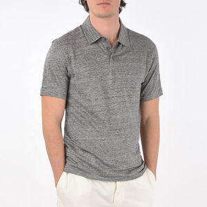 Polos Ajustados para Hombre al por Mayor, con Logotipo Personalizado Bordado, Manga Corta, Transpirables, Tejidos, para Golf - Product Image 4