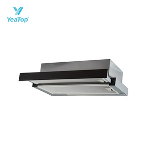 <span class=keywords><strong>Hotte</strong></span> <span class=keywords><strong>de</strong></span> <span class=keywords><strong>cuisine</strong></span> encastrable télescopique 90 cm, design fin, haute efficacité pour petites cuisines - Product Image 2