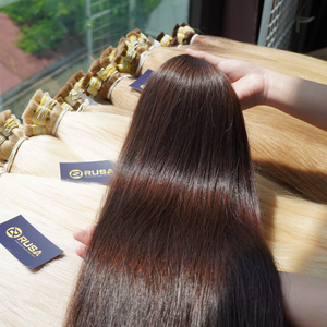 ผมตรงเวียดนาม RUSA สีน้ำตาลเข้ม ผมแท้แบบเวอร์จิ้น ต่อผมแบบเส้นต่อเส้น คิวติเคิลเรียงเส้นสวย ซุปเปอร์ดับเบิ้ลดรอน - Product Image 4