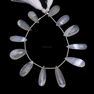 Cuentas de Cuarzo Solar Bio Natural Premium, Facetadas en Forma de Pera, de 8 Pulgadas, 7x9 a 9x28 mm, Piedras Preciosas para Hacer Pulseras, Collares y Joyería - Product Image 2