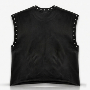 Glory Custom <b>Cropped</b> Graphic Tank <b>Top</b> New Trendy Style Sleeveless Rhinestone T Shirt <b>For</b> Unisex Street Wear - Product Image 2