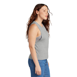 Débardeurs en coton et polyester de haute qualité pour femmes, tissu tricoté, commandes personnalisées acceptées pour les vêtements de sport et de yoga, débardeurs unis - Product Image 6