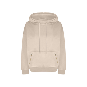 Sudadera con Capucha Unisex Extra Grande de Algodón Suave con Logotipo Personalizado Bordado, Cuello Alto, Estilo Varsity para Mujer - Product Image 6