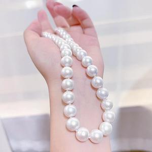 <b>Freshwater</b> Edison <b>Necklace</b> with Universal Nipple Clasp Luxury Light S925 <b>Pearl</b> Pendant Strong Collarbone Chain - Product Image 3