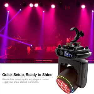 SHEHDS Luz de escenario móvil LED RGB 7×40W con zoom DMX512 para discoteca y club nocturno - Product Image 4