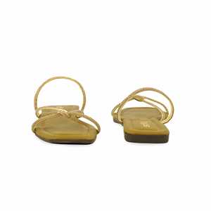 Sandalias de tacón marrón casual para damas CL1889 estilo sin cordones - Product Image 2