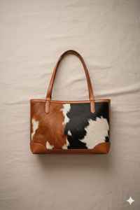 Sac fourre-tout en cuir véritable marron pour femmes avec fermeture éclair, cadeau de la Saint-Valentin pour femmes, sac de shopping LTB-0415 - Product Image 5