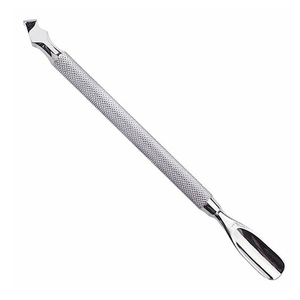 Pousse-cuticules à double face qui aide à éliminer les peaux mortes et à nettoyer les bords des ongles, adapté à un usage personnel et en salon. - Product Image 2