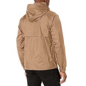 Men's <b>Waterproof</b> Rain <b>Jacket</b> Canvas Nylon Polyester High Street Design Windproof Features Front Logo Wholesale Service Pakistan - Product Image 1