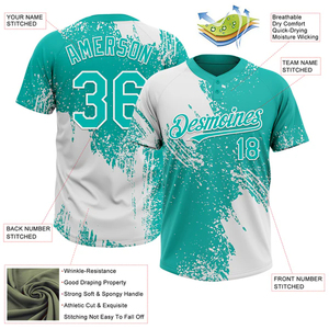 <b>Custom</b> Two Button Baseball <b>Softball</b> Jersey <b>Uniform</b> Youth Adults Men Women Athletic Sportswear - Product Image 4