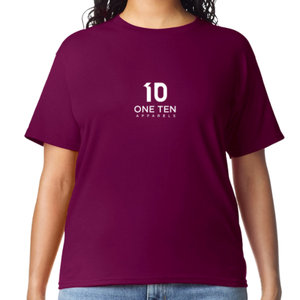 Camiseta de Mujer Color Granate, Algodón Suave, Informal, Manga Corta, Cómoda, Básica, Ropa de Moda, Venta al Por Mayor Personalizada - Product Image 4